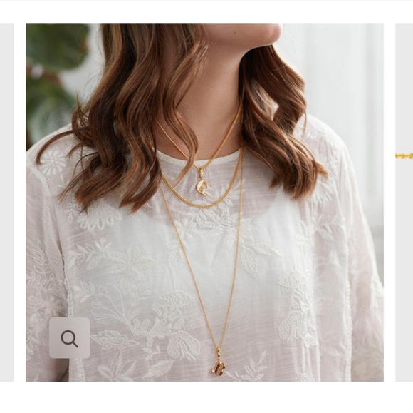 24K Plated Delicate Chain Necklace - Picture 2 of 5